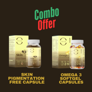 Combo of Skin Pigmentation Free Capsules + Omega 3 Softgel Capsules